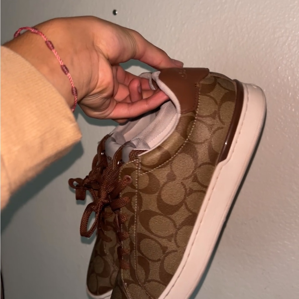 Coach Brown and Tan Sneakers - Picture 5 of 6